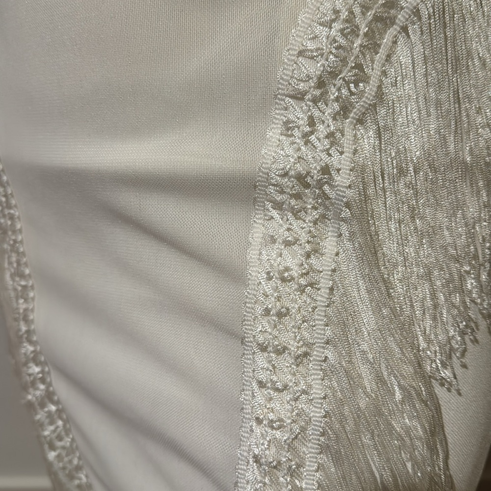 Bridal fringe cocktail dress - Picture 4 of 6